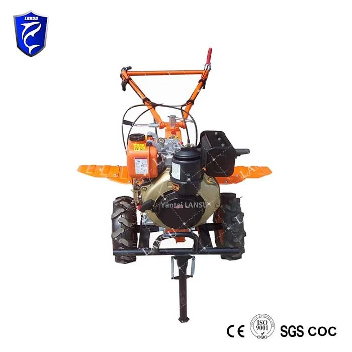 Pridd Tiller Rotari Tiller Paddy Scarifier Cae